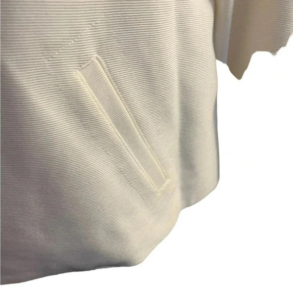 Chico’s Vintage Crop Jacket Silver Grommet Design - Picture 4 of 10